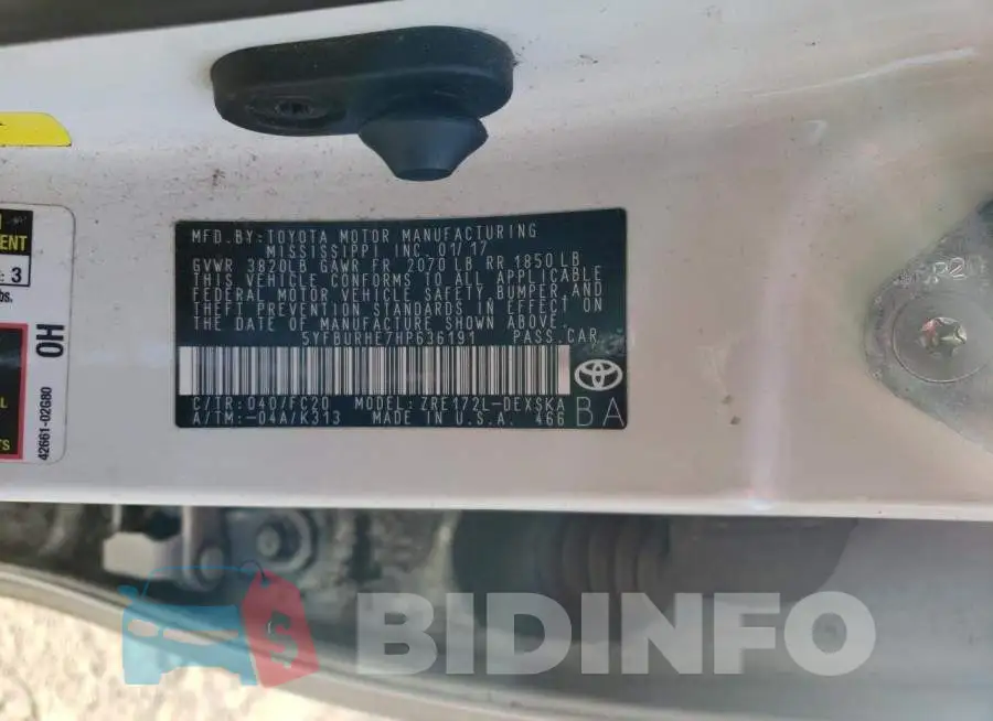 5YFBURHE7HP636191 Photo# 12