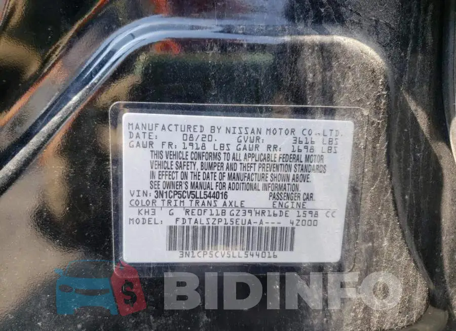 3N1CP5CV5LL544016 Photo# 14