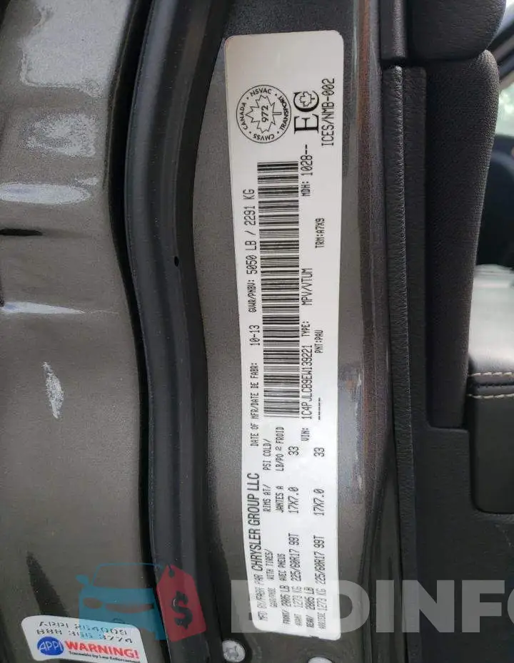 1C4PJLCB9EW139221 Photo# 13