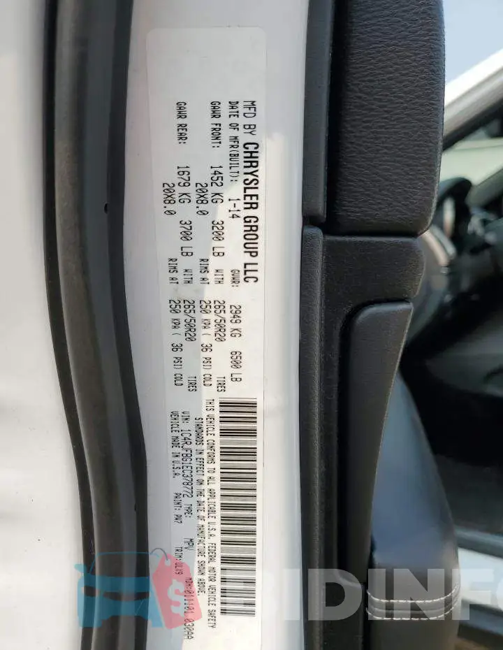 1C4RJFBG1EC378772 Photo# 13