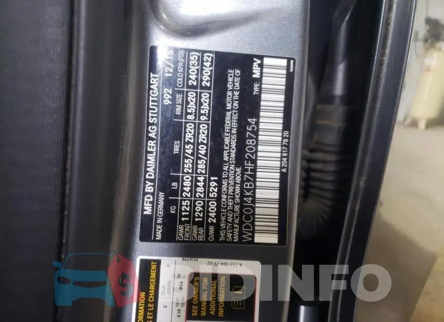 WDC0J4KB7HF208754 Photo# 13