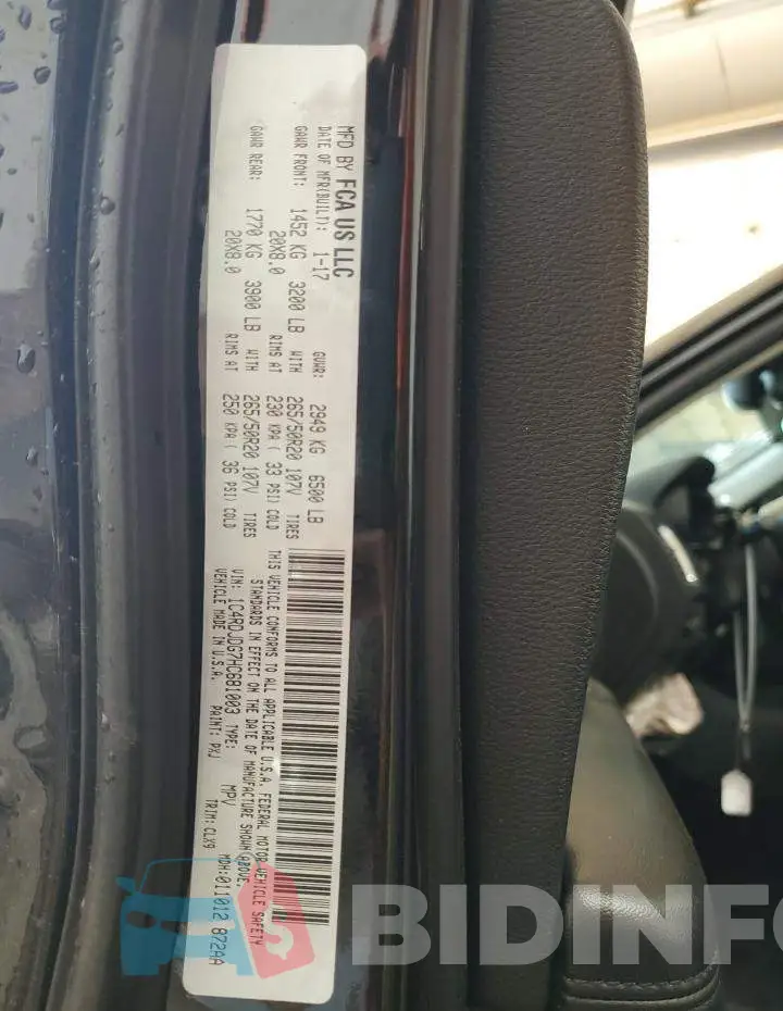 1C4RDJDG7HC681003 Photo# 14