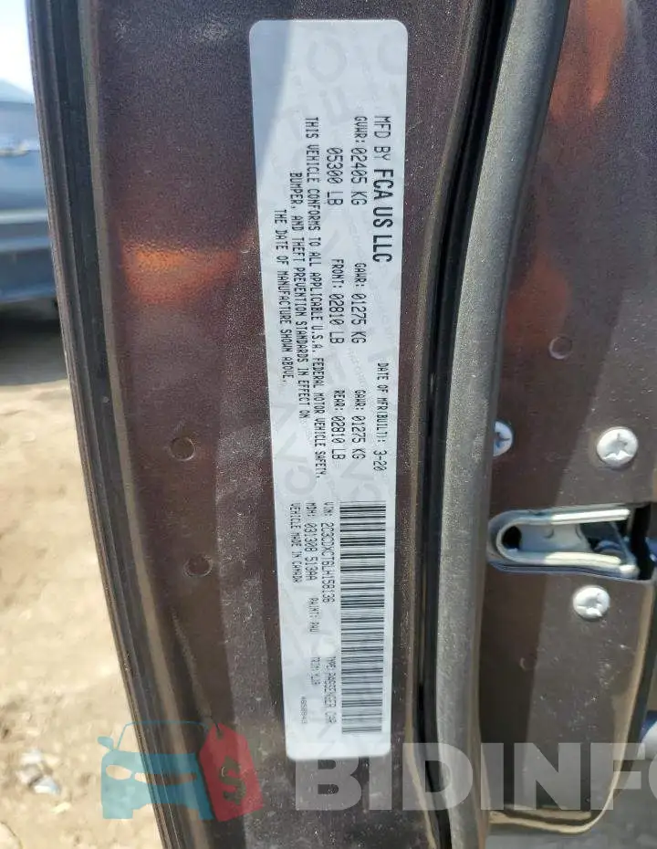 2C3CDXCT6LH158136 Photo# 13