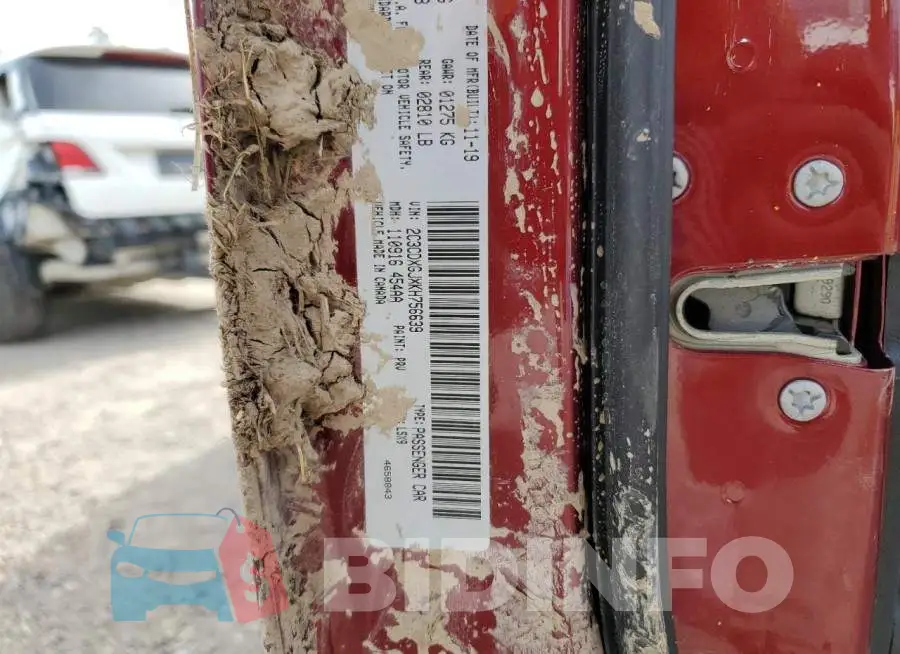 2C3CDXGJXKH756639 Photo# 12