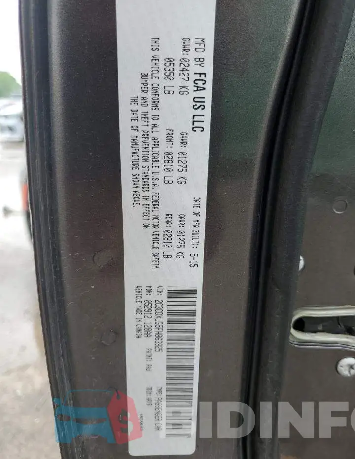 2C3CDXJG5FH863925 Photo# 13