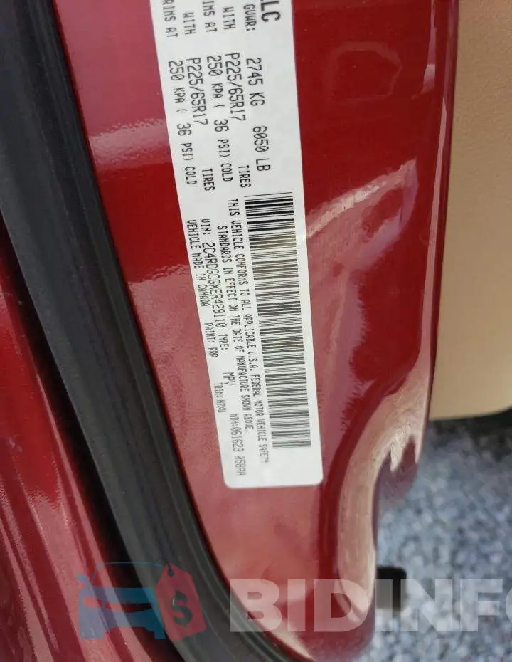 2C4RDGCGXER429110 Photo# 12