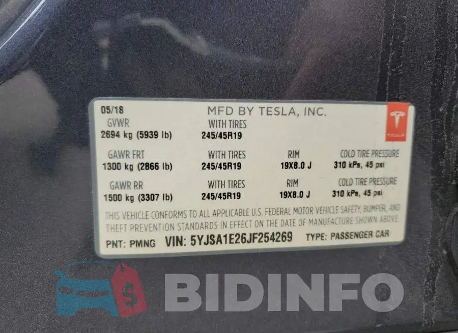5YJSA1E26JF254269 Photo# 12