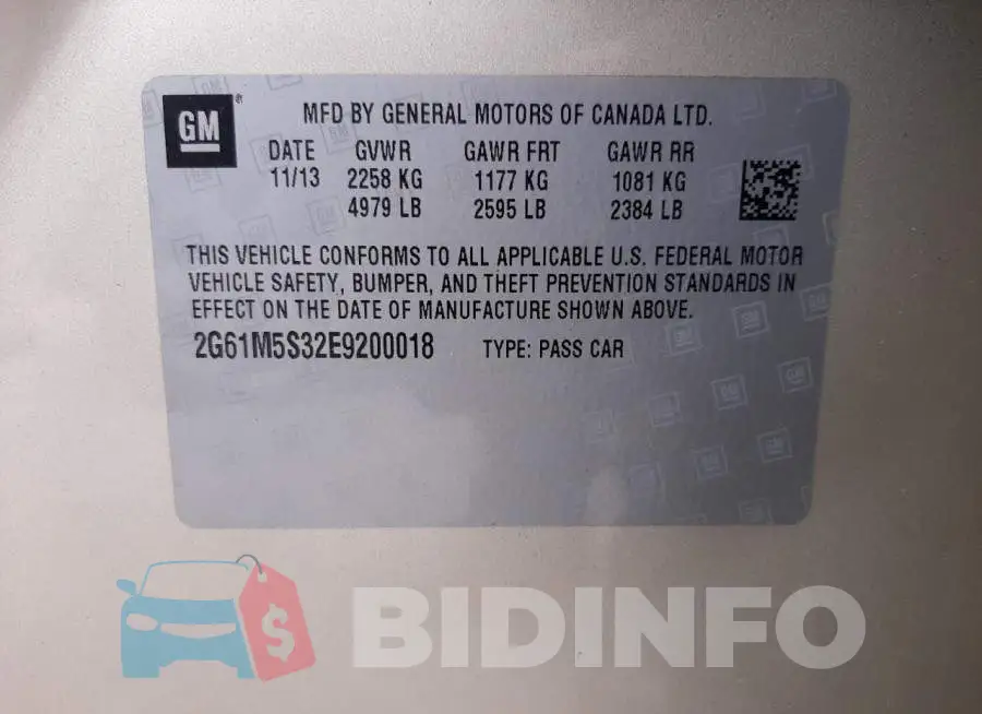 2G61M5S32E9200018 Photo# 13