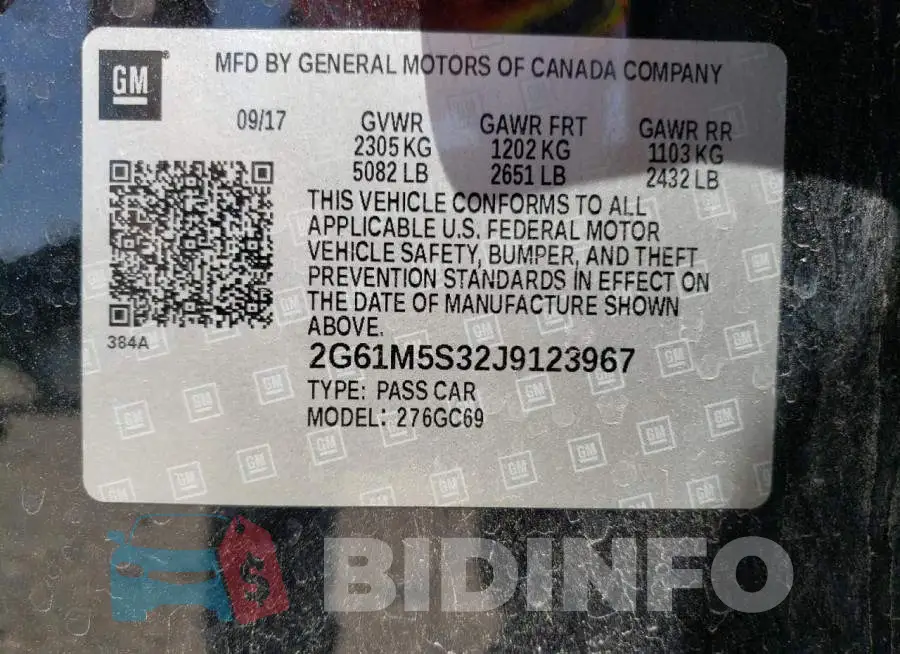 2G61M5S32J9123967 Photo# 13