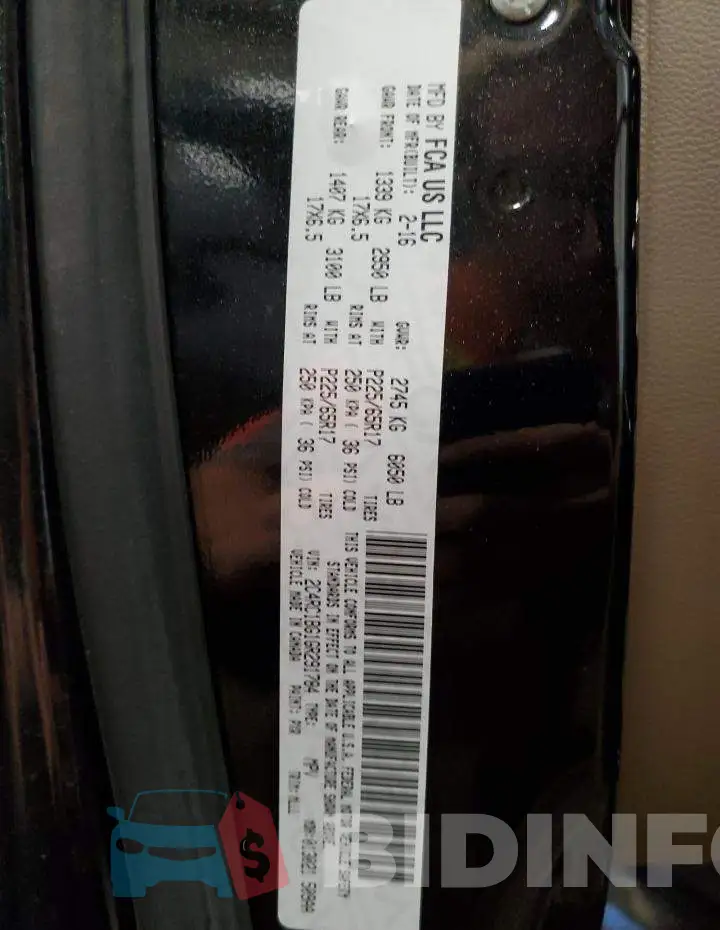 2C4RC1BG1GR291784 Photo# 13
