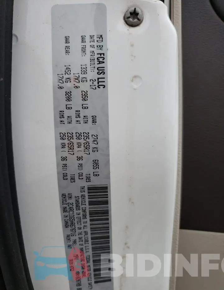 2C4RC1DG5HR676716 Photo# 13