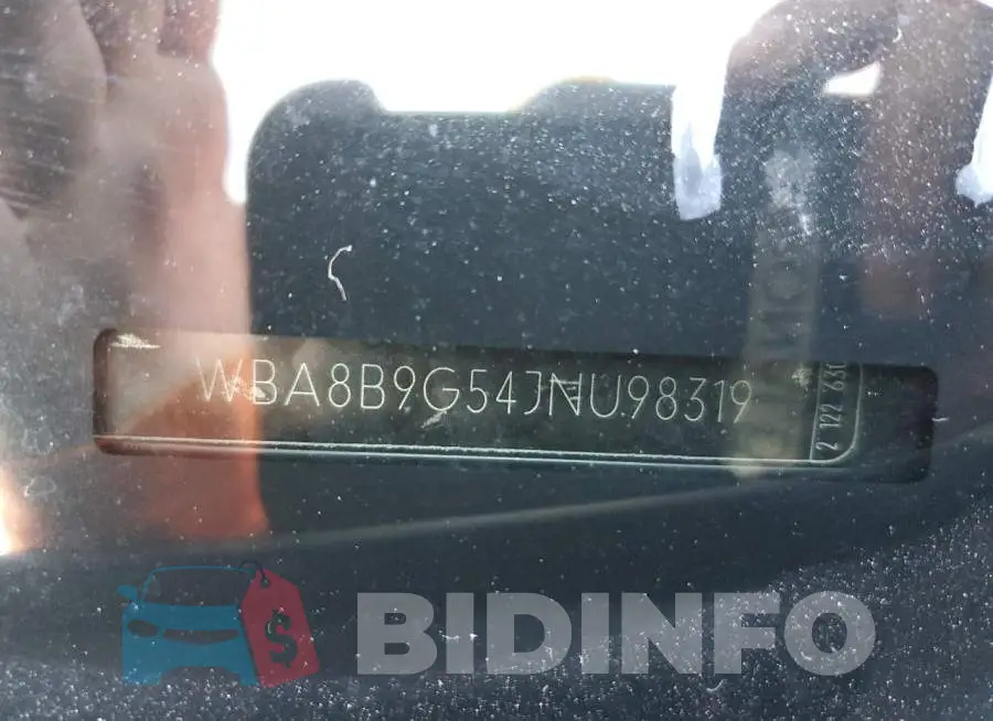 WBA8B9G54JNU98319 Photo# 12