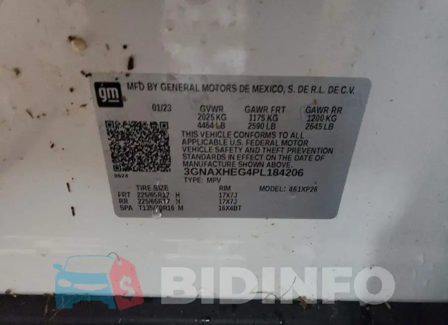 3GNAXHEG4PL184206 Photo# 13