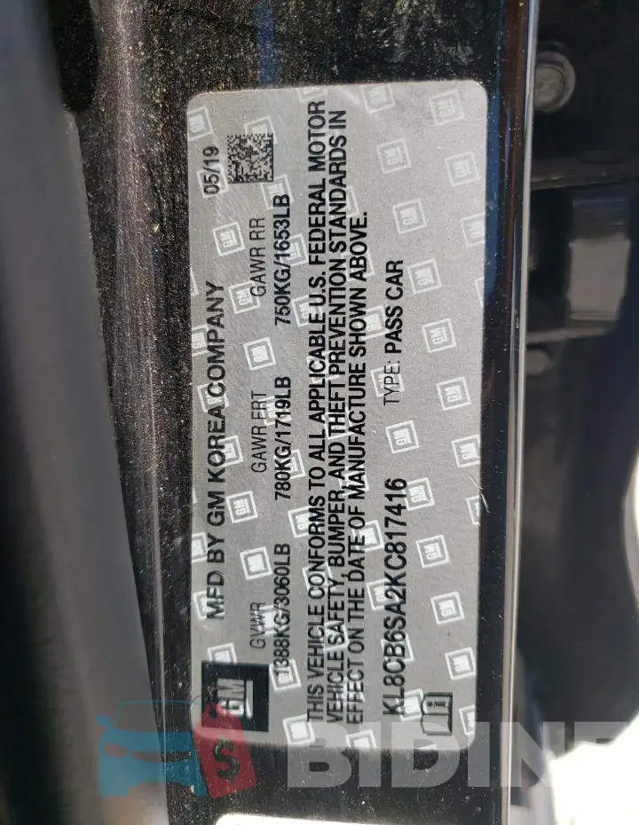 KL8CB6SA2KC817416 Photo# 12