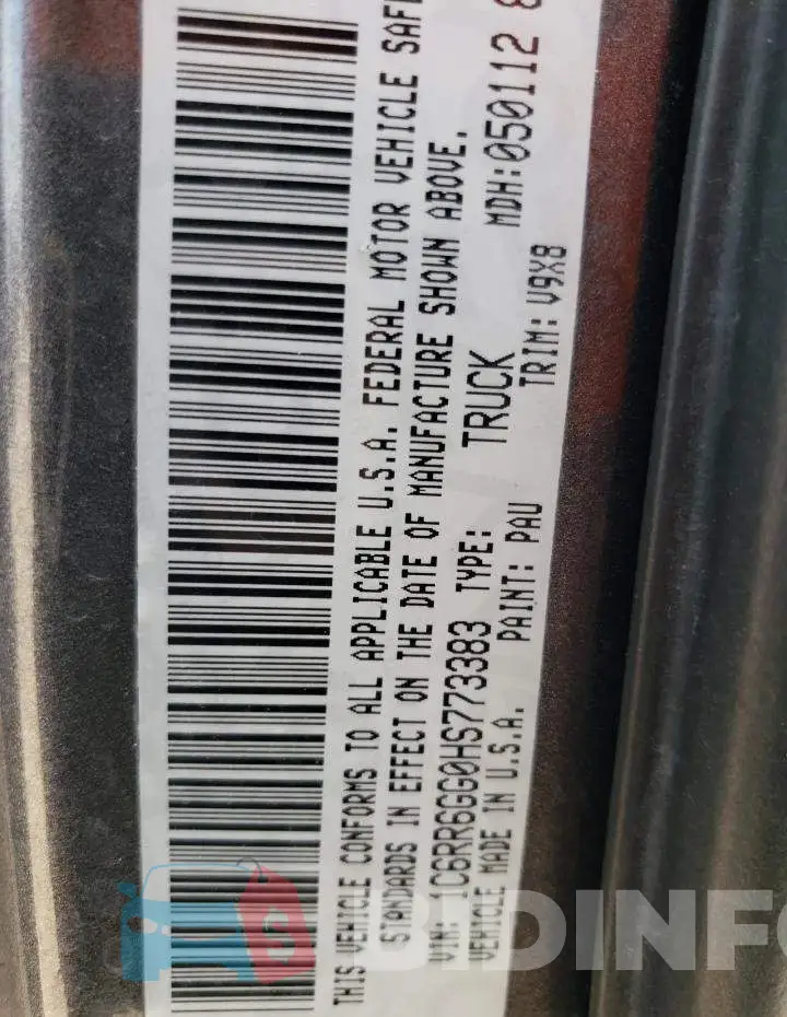 1C6RR6GG0HS773383 Photo# 12