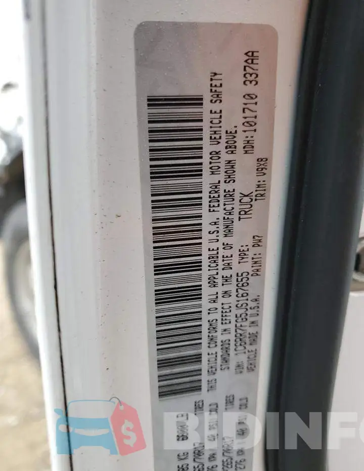 1C6RR7FG5JS167655 Photo# 13