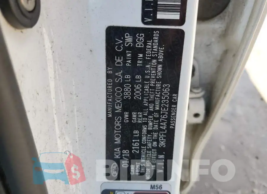 3KPFL4A76JE235063 Photo# 12
