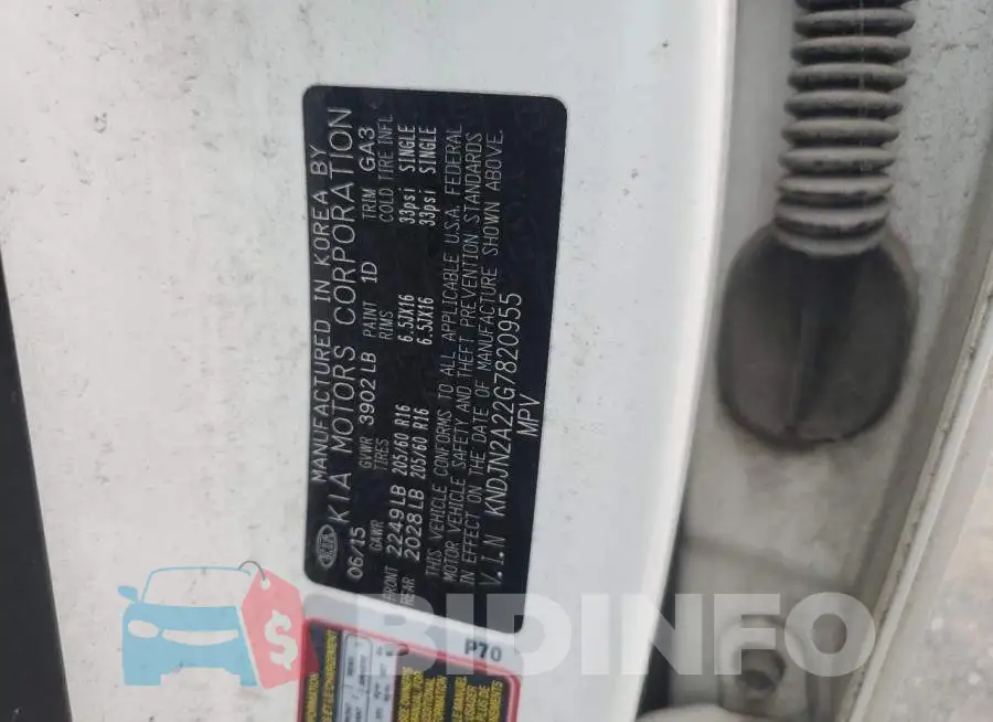 KNDJN2A22G7820955 Photo# 12