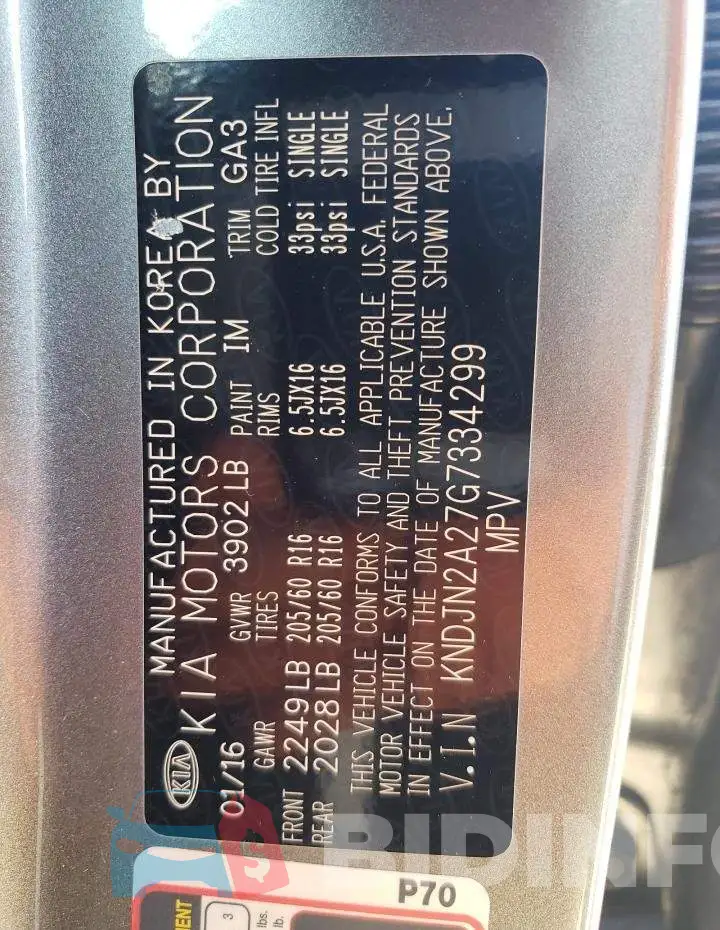 KNDJN2A27G7334299 Photo# 13