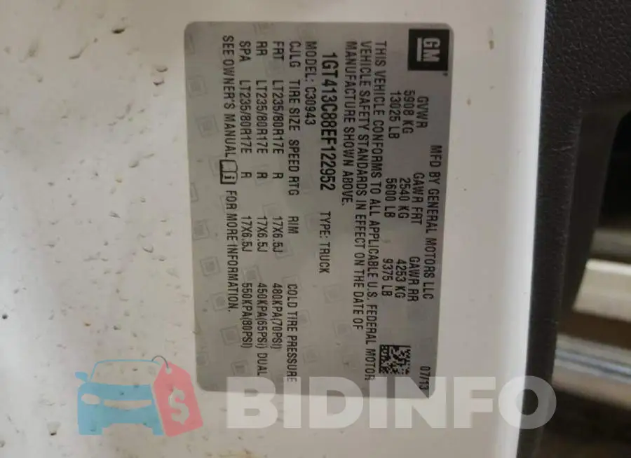 1GT413C88EF122952 Photo# 12