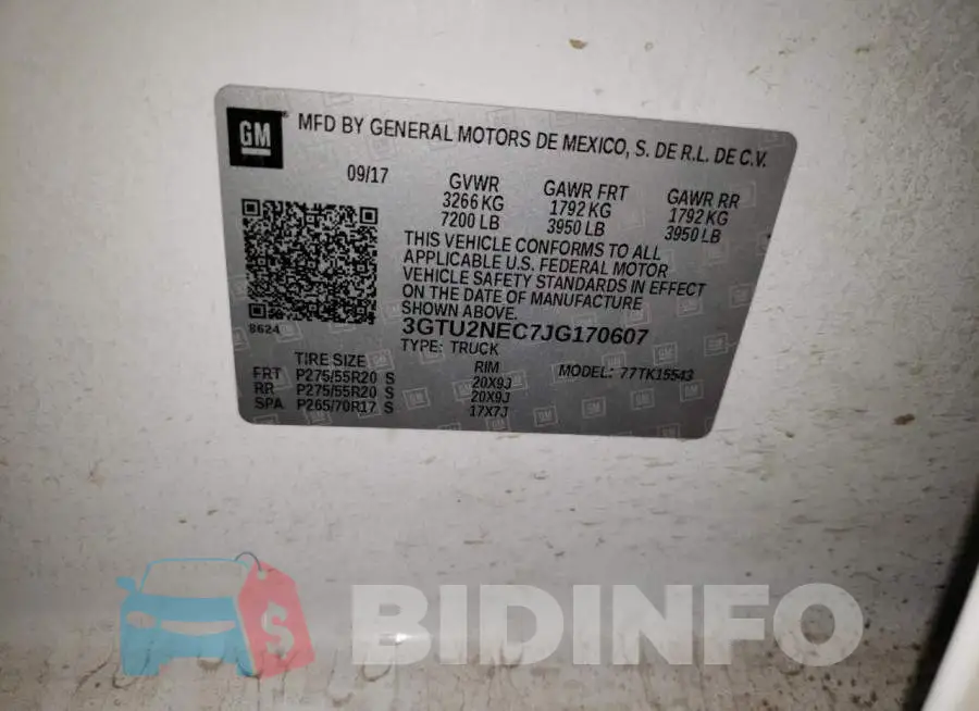 3GTU2NEC7JG170607 Photo# 12