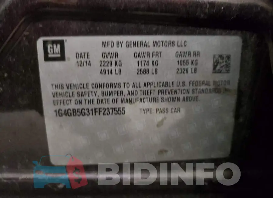 1G4GB5G31FF237555 Photo# 12
