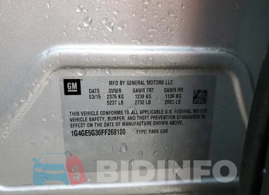 1G4GE5G36FF268100 Photo# 12
