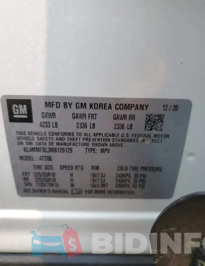 KL4MMFSL3MB126129 Photo# 13
