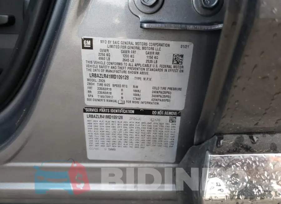 LRBAZLR41MD109128 Photo# 13