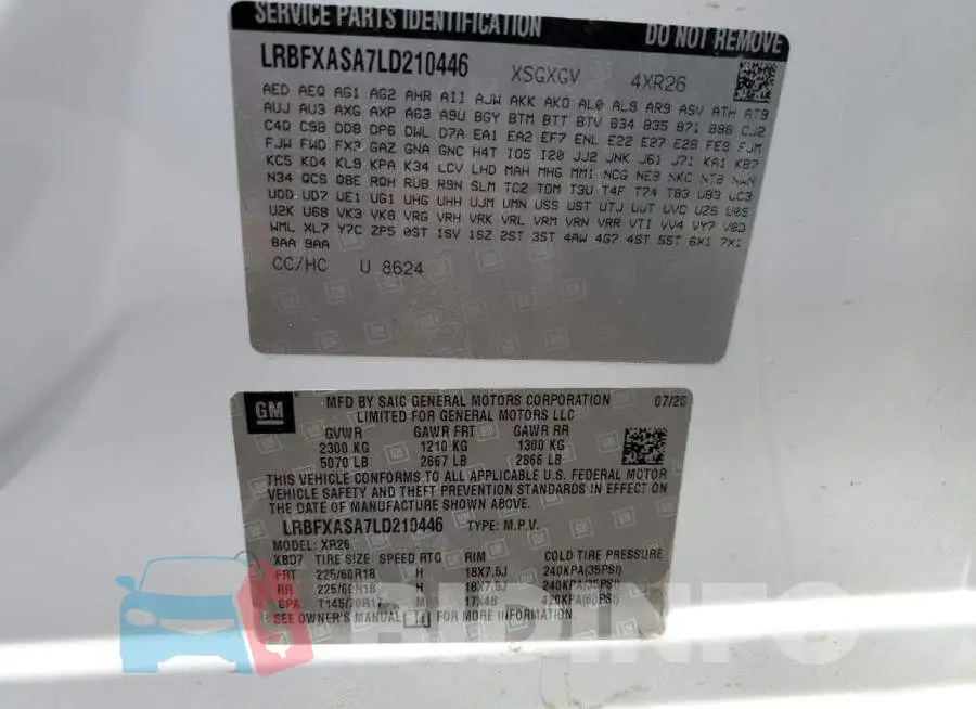LRBFXASA7LD210446 Photo# 13
