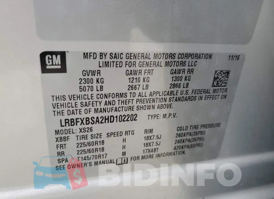 LRBFXBSA2HD102202 Photo# 13
