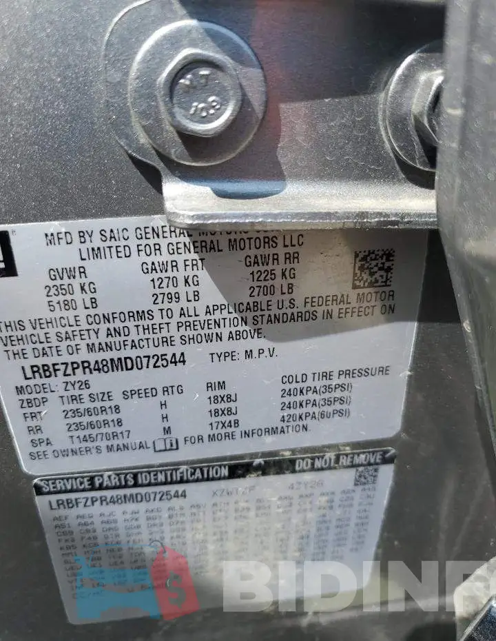 LRBFZPR48MD072544 Photo# 13