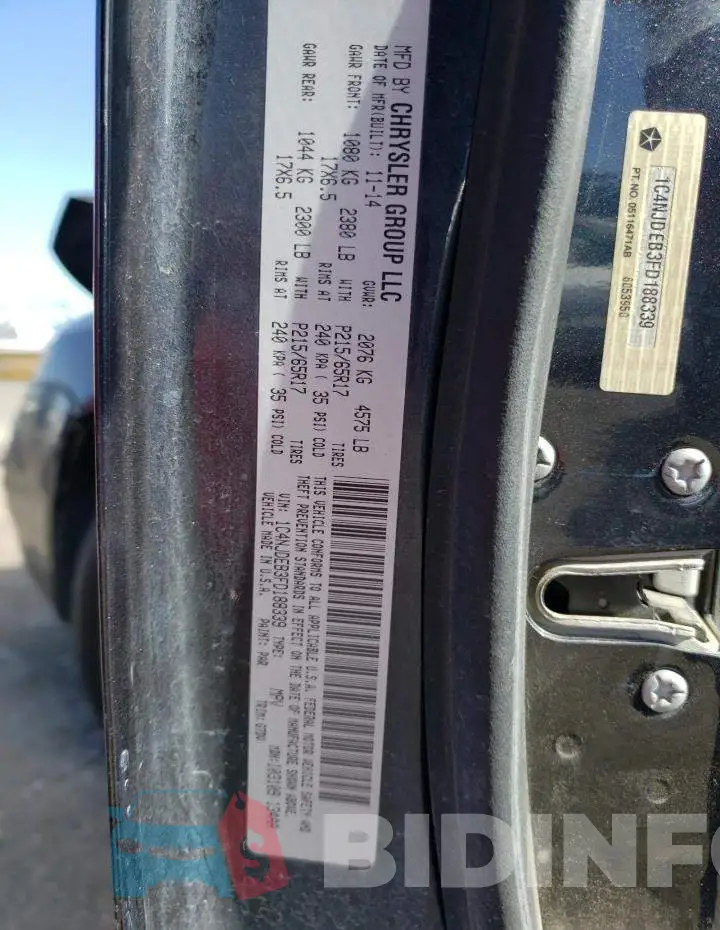 1C4NJDEB3FD188339 Photo# 12