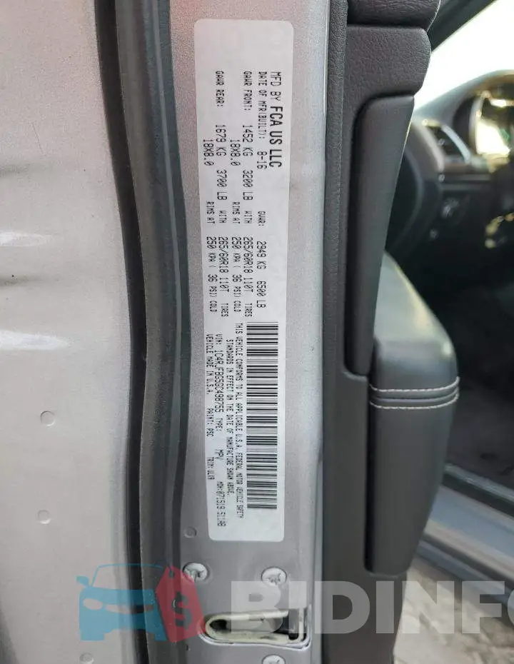 1C4RJFBG5GC498755 Photo# 13
