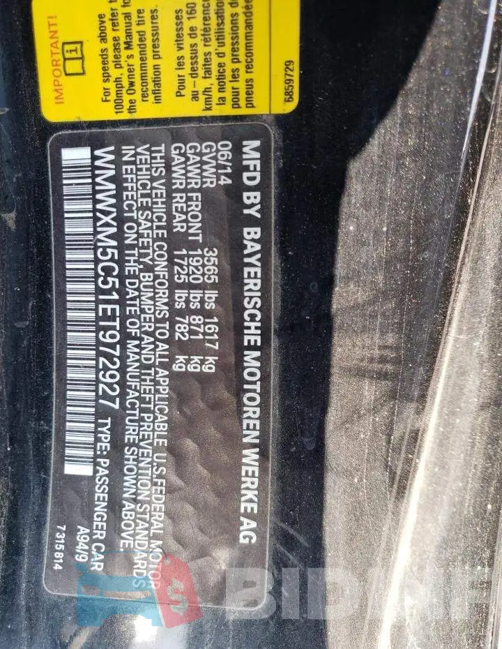WMWXM5C51ET972927 Photo# 13