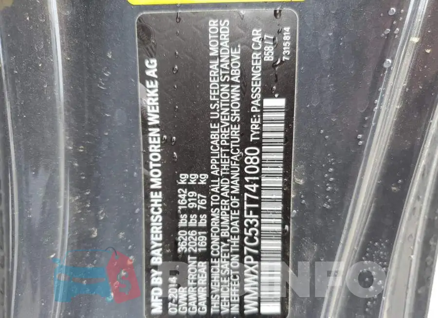 WMWXP7C53FT741080 Photo# 12