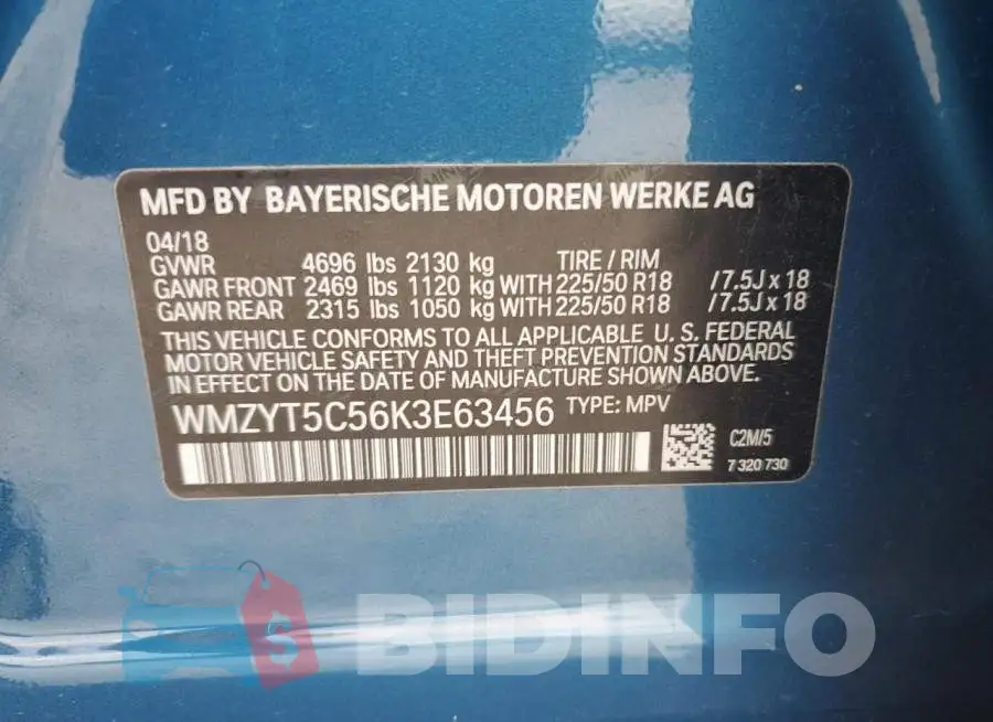 WMZYT5C56K3E63456 Photo# 12