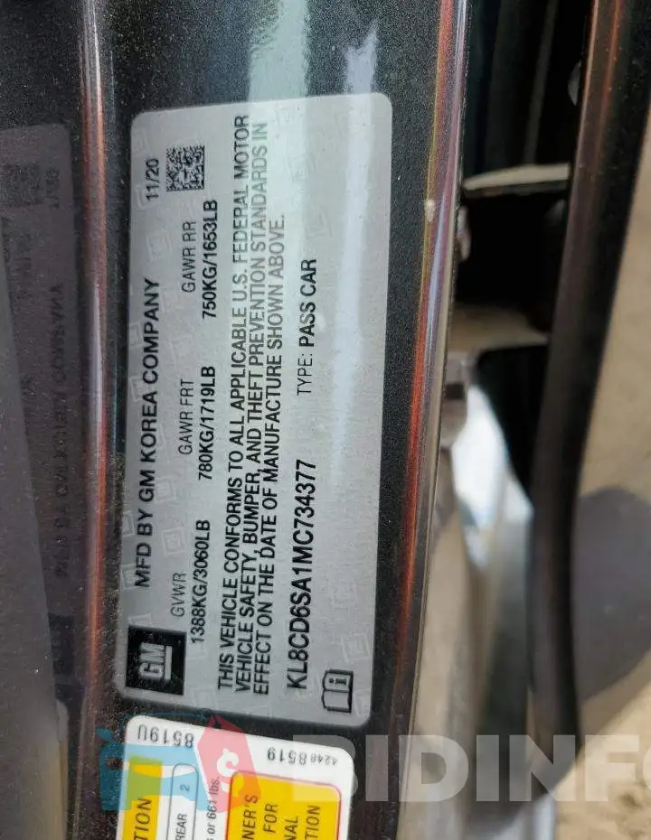 KL8CD6SA1MC734377 Photo# 12