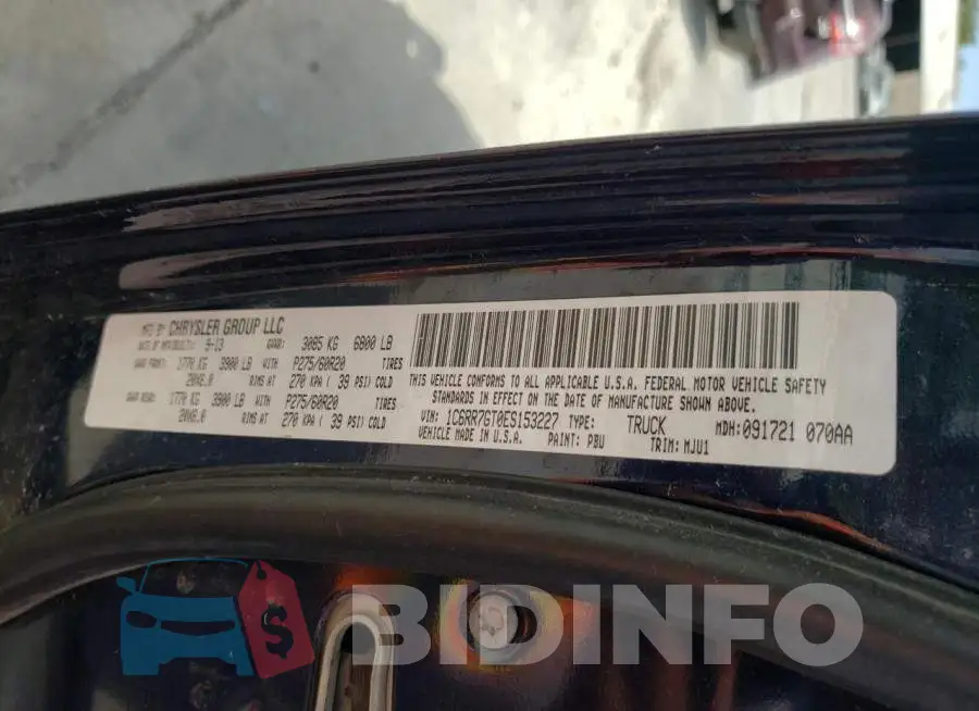 1C6RR7GT0ES153227 Photo# 12