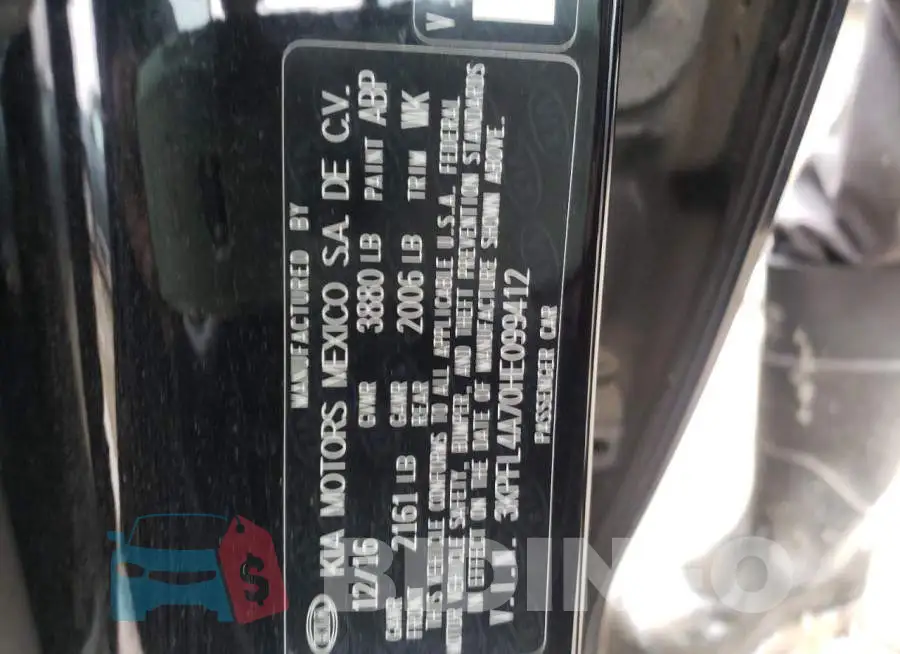 3KPFL4A70HE099412 Photo# 12