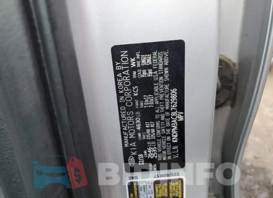 KNDPM3AC8L7629806 Photo# 12