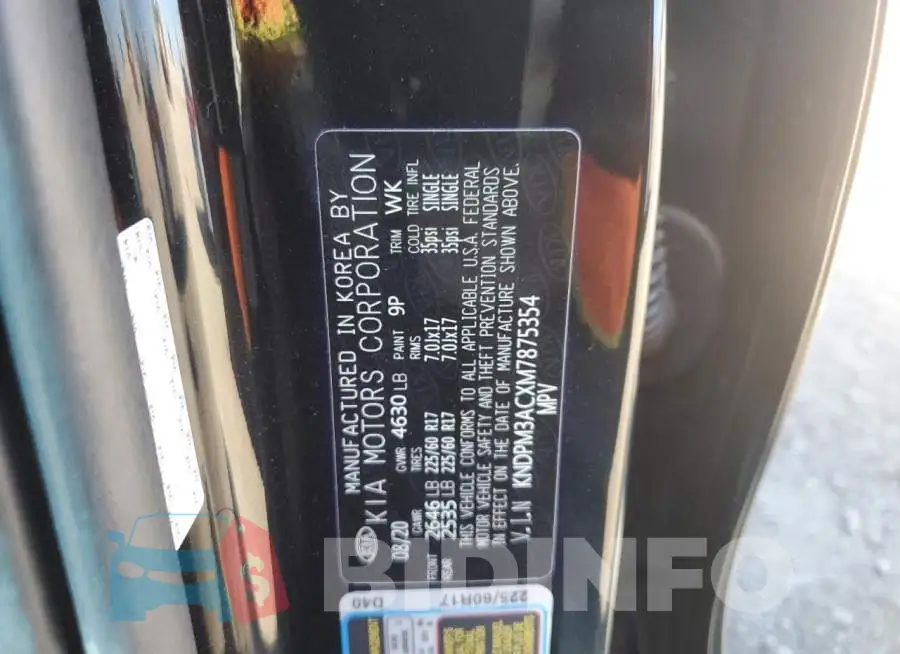 KNDPM3ACXM7875354 Photo# 12