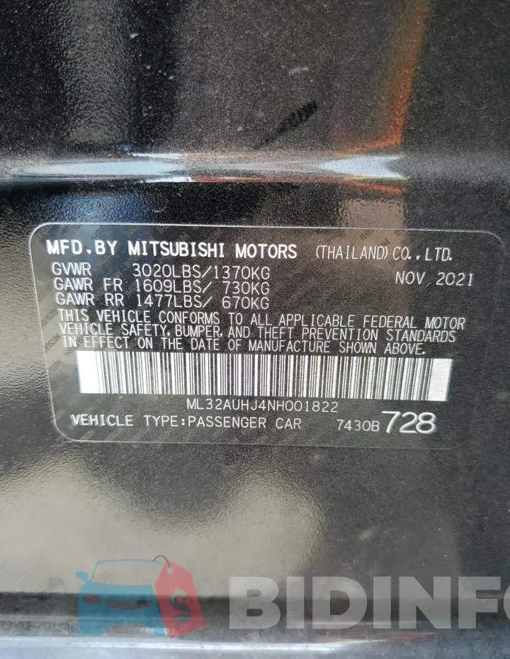 ML32AUHJ4NH001822 Photo# 12