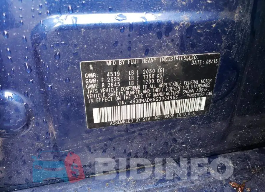 4S3BNAD68G3004966 Photo# 12