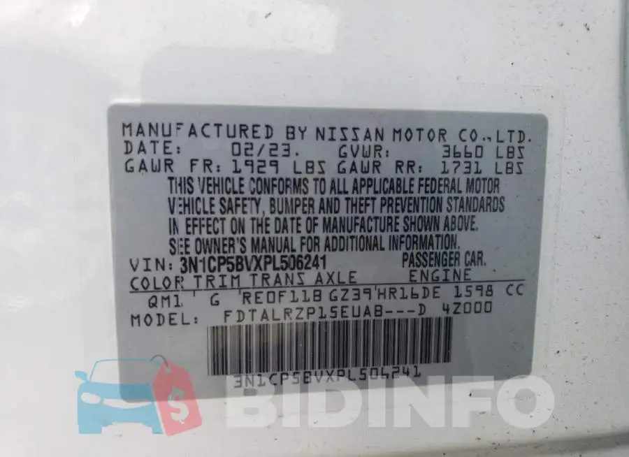 3N1CP5BVXPL506241 Photo# 12