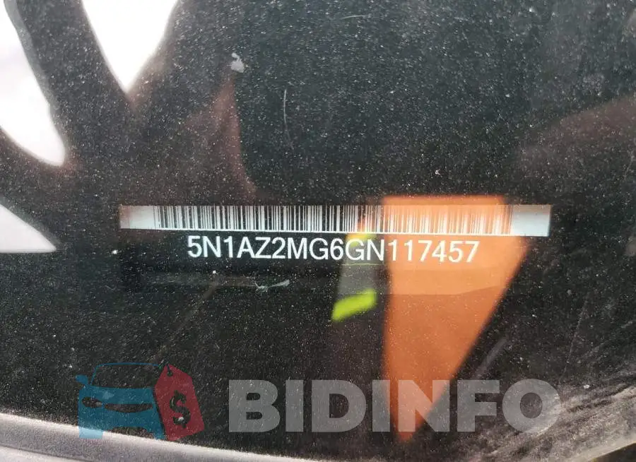 5N1AZ2MG6GN117457 Photo# 14