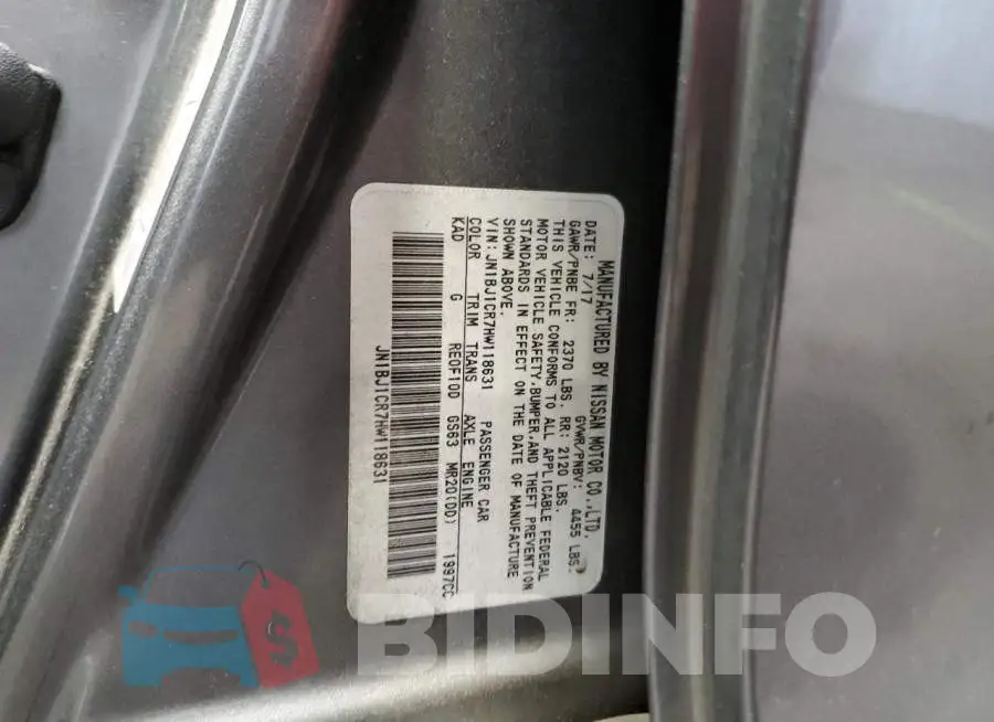 JN1BJ1CR7HW118631 Photo# 13