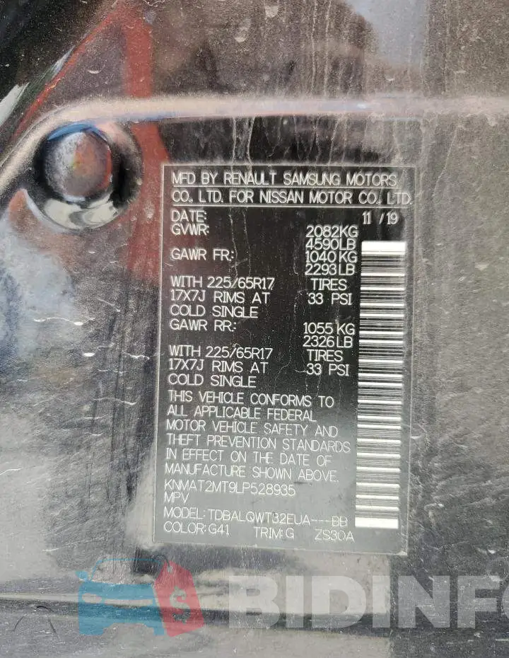 KNMAT2MT9LP528935 Photo# 12