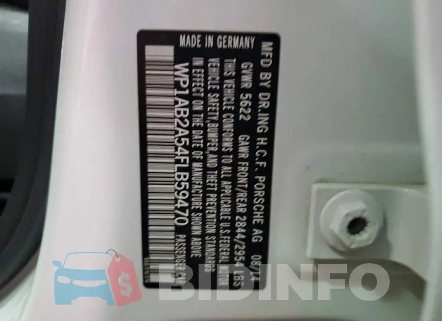 WP1AB2A54FLB59470 Photo# 13