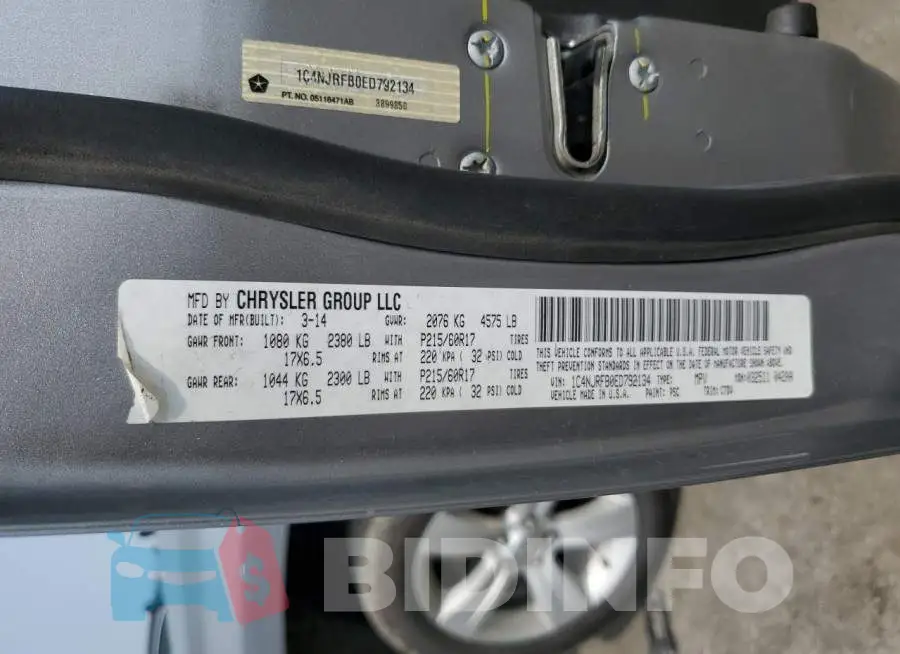 1C4NJRFB0ED792134 Photo# 13